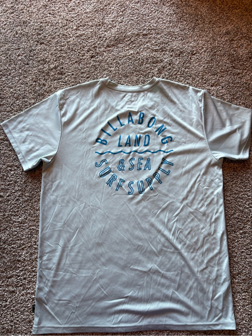 Billabong Light Blue Back Logo Surf Tee